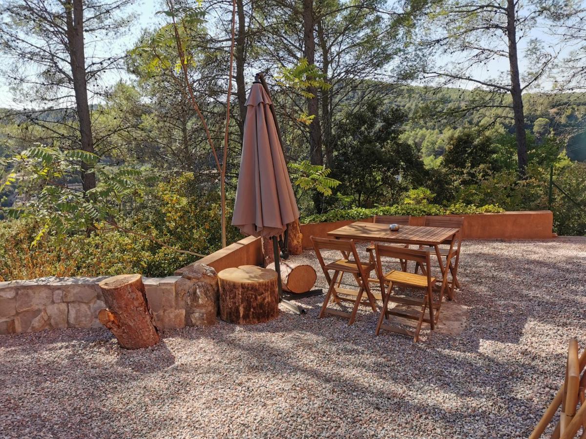 Appart Pins&parasol, piscine chauffée et bain à remous Taradeau Extérieur photo